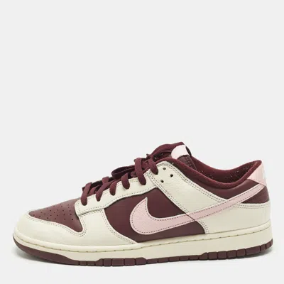 Pre-owned Nike Dunk Retro Prm Valentine's Day Size 46 Multicolor Leather Low Top Sneakers
