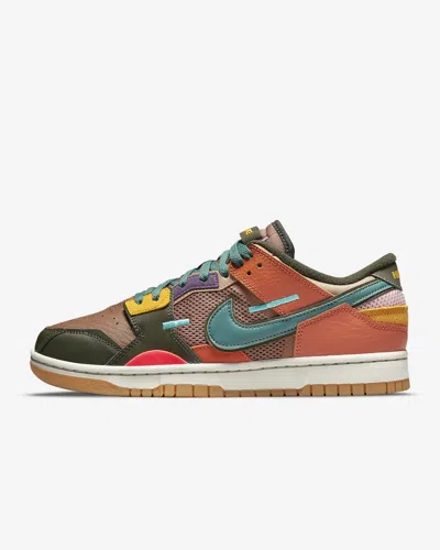 Pre-owned Nike Dunk Scrap Archeo Brown Db0500-200 Size Us8-9 In Multicolor