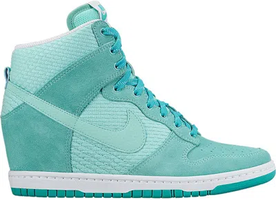 Pre-owned Nike Dunk Sky Hi (women's) Sneakers In Artisan Teal/light Retro