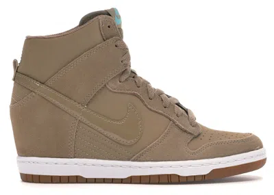 Pre-owned Nike Dunk Sky Hi (women's) Sneakers In Desert Camo/sail