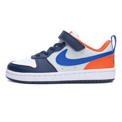Nike (td)  Court Borough Low Recraft 'midnight Navy Team Orange' In Multi