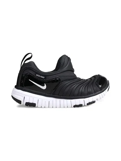 Nike Kids' Dynamo Free "black/white" Sneakers