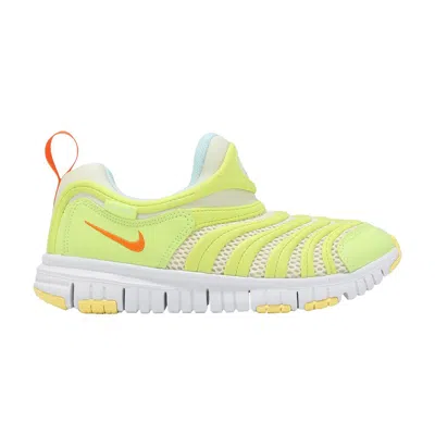 Pre-owned Nike Dynamo Free Br Ps 'coconut Milk Safety Orange' | Green | Kid's Size 1