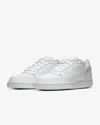 NIKE EBERNON LOW AQ1779-100 SNEAKER WOMEN'S US 10.5 WHITE LEATHER SHOES SUN116