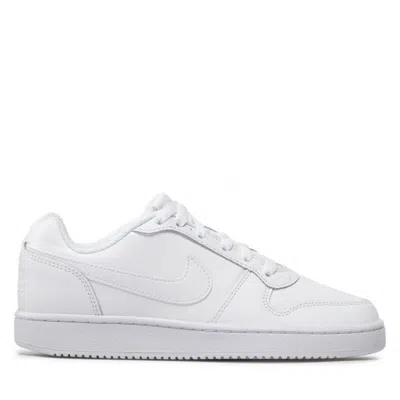 NIKE EBERNON LOW AQ1779-100 WOMEN'S WHITE LEATHER LOW TOP RUNNING SHOES CLK524