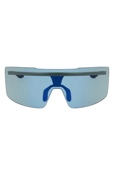 Nike Echo Shield 67mm Sunglasses In Blue