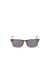 Nike Eclipse Rise Rectangular Frame Sunglasses In Blue