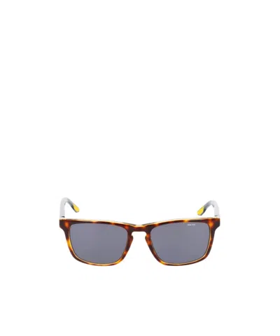 Nike Eclipse Rise Rectangular Frame Sunglasses In Blue