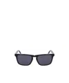 Nike Eclipse Rise Rectangular Frame Sunglasses In Black