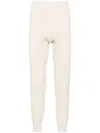 NIKE ECRU WHITE CLASSIC TRACK PANTS - MEN'S - COTTON/POLYESTER