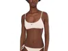 Nike Effortless Essential Bralette Bikini Top In Neutral