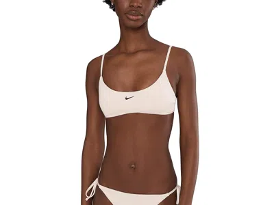 Nike Effortless Essential Bralette Bikini Top In Neutral