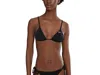 Nike Effortless Essential Triangle Bikini Top In Black