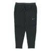 Nike Solo Swoosh Straight-leg Logo-embroidered Cotton-blend Jersey Sweatpants In Black