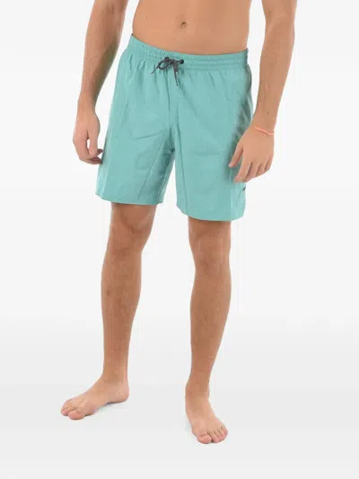 Nike Elasticated Drawstring Swim Shorts In Blue