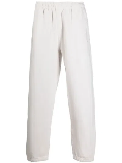 Nike Elasticated-waistband Cotton Track Pants In White