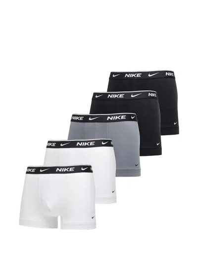 Nike Elastic-waist Boxers Set (set Of Five) In Multi