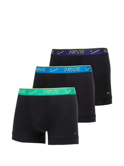 Nike Elastic-waist Boxers Set (set Of Three) In Multi