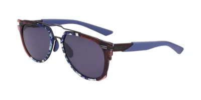 Nike Electric Daze If1009x 400 Men's Sunglasses Tortoiseshell Size 56 In Blue