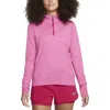 Nike Element Half Zip Pullover In Pink