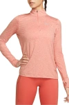 Nike Element Half Zip Pullover In Madder Root/atmosphere