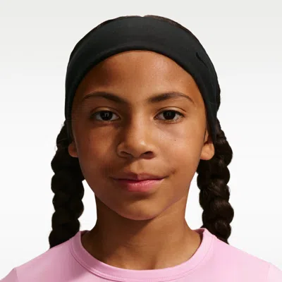 Nike Elevate Big Kids' Dri-fit Headband In Black