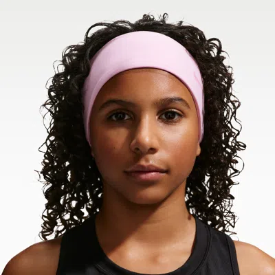 Nike Elevate Big Kids' Dri-fit Headband In Pink