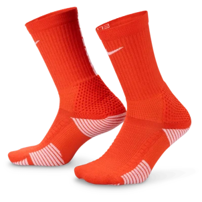 Nike Elite 2.0 Cushion Crew 1 Pair In Orange