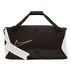 Nike Elite Basketball Duffel Bag 'black White Metallic Gold'