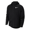 Nike Elite Basketball Training Sports Hooded Logo Jacket Black