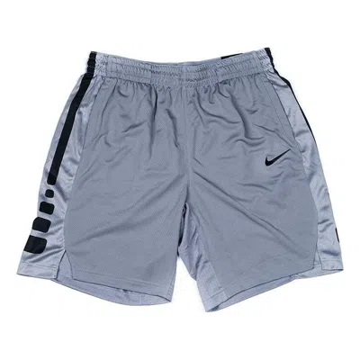 Nike Elite Stripe Dri-fit Basketball Shorts 'cool Grey' In Gray