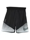 Nike Elite Striped Shorts In Black