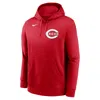 Nike Men's Elly De La Cruz Red Cincinnati Reds Player Name Number Club Pullover Hoodie In Red