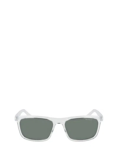 Nike Embar P Rectangular Frame Sunglasses In Transparent