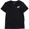 Nike Kids'  Embroidered Futura T-shirt In Black