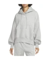 Nike Logo-embroidered Drawstring Hoodie In White
