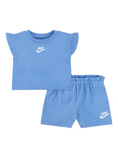 Nike Kids' Embroidered-logo (set Of Two) In Blue