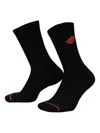 Nike Embroidered-logo Socks In Black