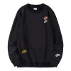 Nike Embroidered Round Neck Pullover Sweaters Autumn 'black'