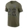 Nike Emmitt Smith Dallas Cowboys Salute To Service Menâs  Men's Nfl T-shirt In Green