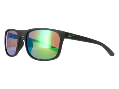 Pre-owned Nike Endure Square Sunglasses Atte Seguoia Grey Green Gradient Ulticolor (endure Icw46503555919) I