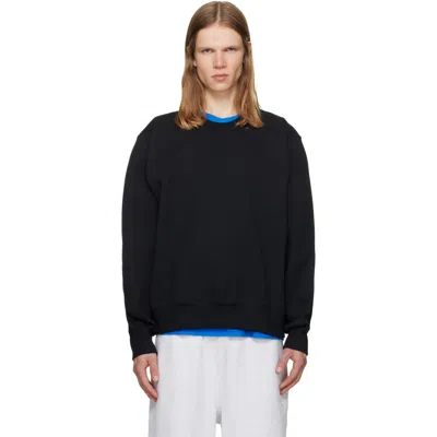 Nike Black Energy Fleece Crew-neck Sweatshirt