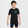 Nike England 2025 Stadium Away (women's Team) Big Kids'  Dri-fit Soccer Replica Jersey In Black