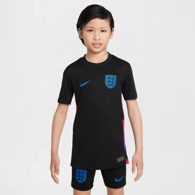 Nike England 2025 Stadium Away (women's Team) Big Kids'  Dri-fit Soccer Replica Jersey In Black