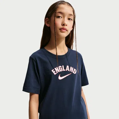 Nike England Big Kids'  Soccer T-shirt In Blue