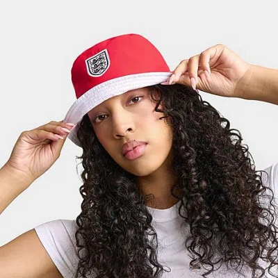 Nike England National Team Reversible Woven Bucket Hat In Red