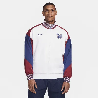 Nike England Strike Home  Men's Dri-fit Soccer Jacket In White