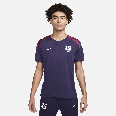 Nike England Strike  Men's Dri-fit Soccer Short-sleeve Knit Top In Purple