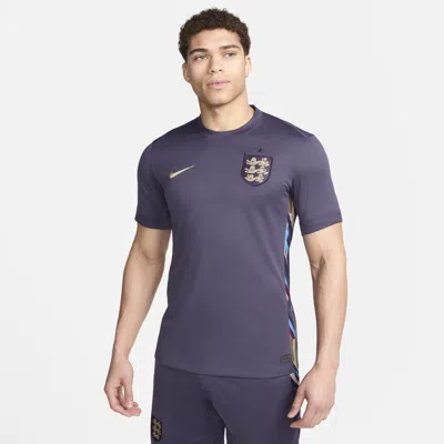 Nike England (team) 2024/25 Stadium Away  Men's Dri-fit Soccer Replica Jersey In Purple