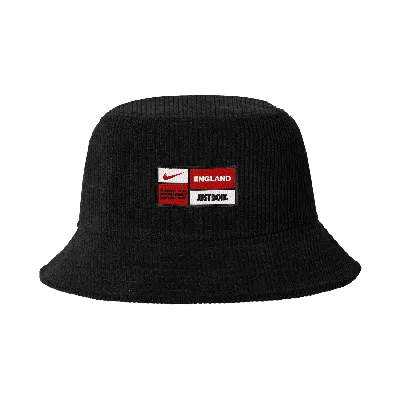 Nike England  Unisex Soccer Corduroy Bucket Cap In Black